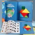 Set Tangram Magnetic Colorat pentru Copii