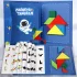 Set Tangram Magnetic Colorat pentru Copii