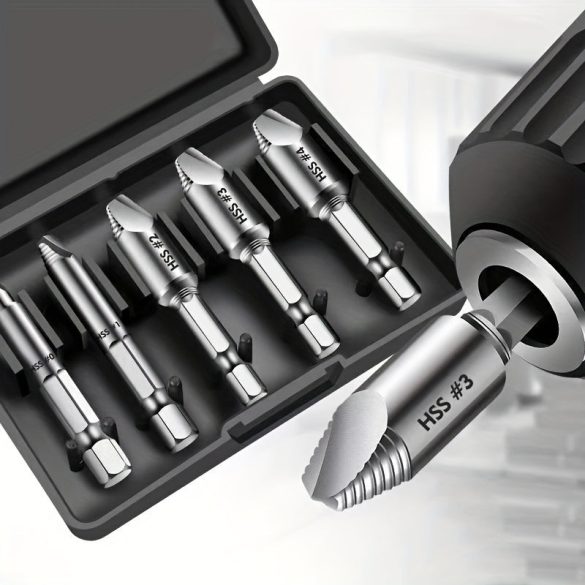 5 buc Extractor de Șuruburi Deteriorate Burghiu