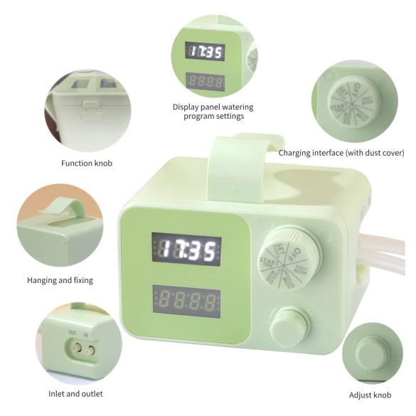 Sistem automat de irigare – Sistem inteligent de irigare programat pentru 20 de ghivece de flori