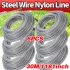 6 bucăți fir trimmer nylon cu sârmă de oțel