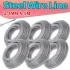 6 bucăți fir trimmer nylon cu sârmă de oțel