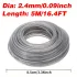 6 bucăți fir trimmer nylon cu sârmă de oțel