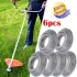 6 bucăți fir trimmer nylon cu sârmă de oțel
