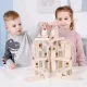 60 de Blocuri de Construcție din Lemn și Marmură