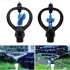 6 capete de pulverizare rotative fluture