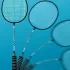 2 Rachete de Badminton cu Geantă de Transport