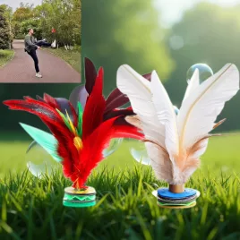 Mingea de badminton artificială, cu 2 straturi îngroșate