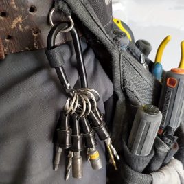 6 suporturi pentru burghie breloc