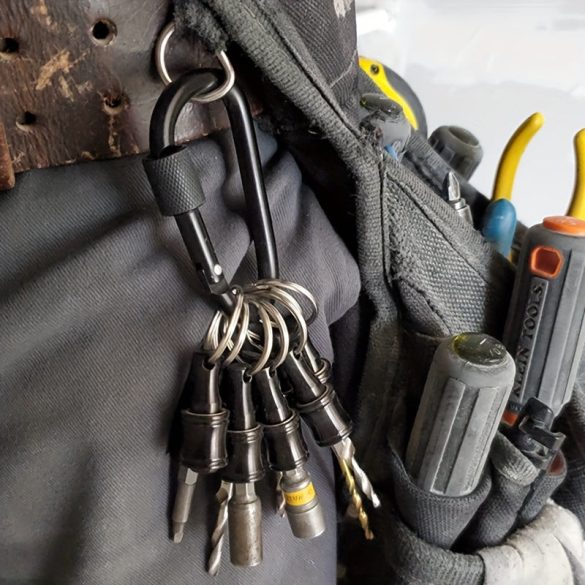 6 suporturi pentru burghie breloc