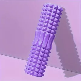   1 buc Rola de masaj din spumă EVA pentru yoga și pilates, duritate medie, manuală, pentru antrenament spate, îmbunătățirea mobilității, accesoriu de fitness - negru, albastru, mov 30 cm Negru