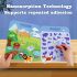 Carte cu autocolante reutilizabile, autocolante lavabile, cadou de Crăciun pentru adulți, cadou de Paște - iarnă, Anul Nou Vehicule