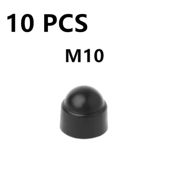 Capace de protecție șuruburi hexagonale din plastic M6 M8 M10 M12, accesorii auto, set 10 bucăți M10