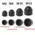 Capace de protecție șuruburi hexagonale din plastic M6 M8 M10 M12, accesorii auto, set 10 bucăți M10