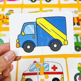 Set educațional puzzle de 32 de piese pentru copii