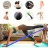 Set de 3 benzi de rezistență pentru yoga, benzi elastice TPE cu 4 niveluri de rezistență, echipamente sportive pentru fitness, yoga, pilates, antrenament de forță