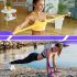 Set de 3 benzi de rezistență pentru yoga, benzi elastice TPE cu 4 niveluri de rezistență, echipamente sportive pentru fitness, yoga, pilates, antrenament de forță