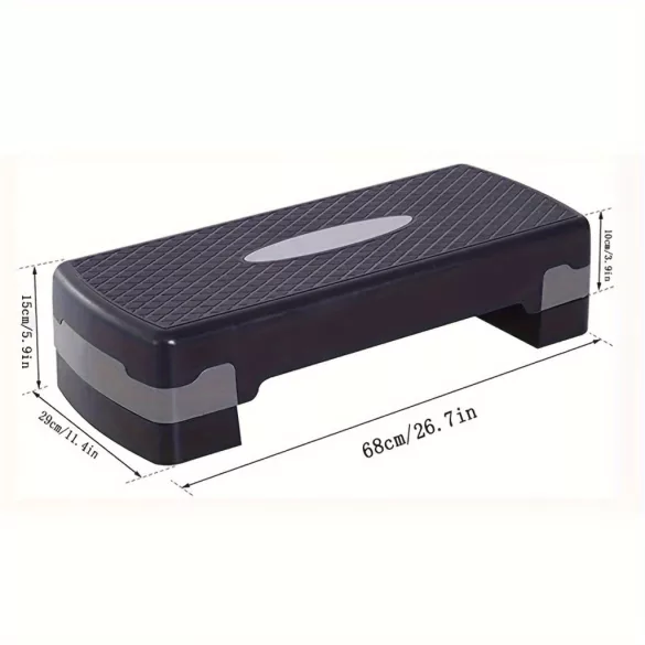 Stepper Fitness, Stepper Aerobic Reglabil, Platformă de Antrenament (1 Buc)