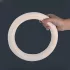 Inele din lemn pentru tracțiuni și antrenament de forță cu inel de prindere de 28 mm + curea de 2,5 cm