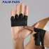 1 Pereche Mănuși de Antrenament Ușoare Unisex cu Patru Degete pentru Dezvoltarea Prinderii, Haltere și Exerciții Gri - XL