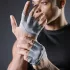 1 Pereche Mănuși de Antrenament Ușoare Unisex cu Patru Degete pentru Dezvoltarea Prinderii, Haltere și Exerciții Gri - XL