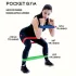 5 benzi universale de rezistență la latex pentru sporturi masculine și feminine, pedale de genuflexiuni, yoga și exerciții de fitness, curea elastică multifuncțională TPE, gamă de greutate 4,54-18,14 kg