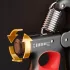 Grip de mână pentru întărirea încheieturii cu contor mecanic, rezistență reglabilă, portocaliu - 5-100 kg
