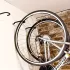 Set de 2 suporturi din fontă pentru uși de garaj, pentru biciclete