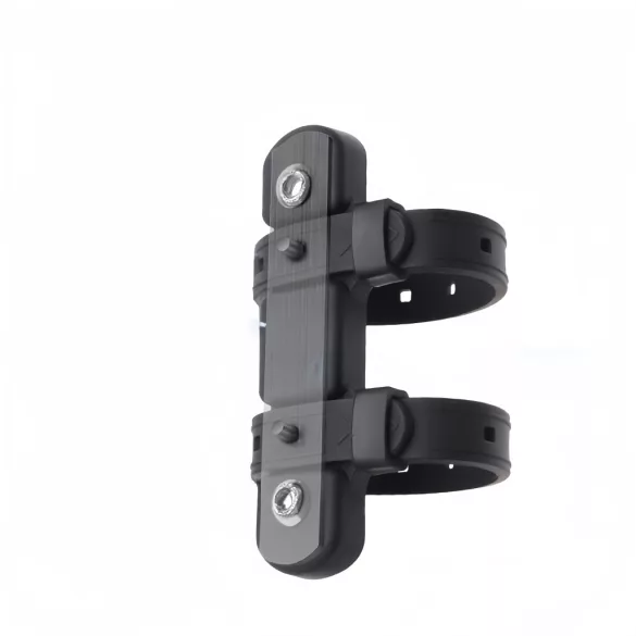 Adaptor Suport Sticlă de Apă pentru Bicicletă fără Găurire - Oțel Inoxidabil, Accesoriu Universal pentru Biciclete de Munte și de Șosea, Fixare Sigură pentru Sistem de Hidratare Negru