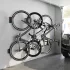 Set cârlig de perete pentru bicicletă, reglabil și rotativ, montare verticală în garaj, soluție economisitoare de spațiu, capacitate 29,94KG