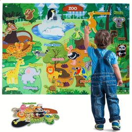 Tabla cu Povești Zoo - tablă de desen cu markere