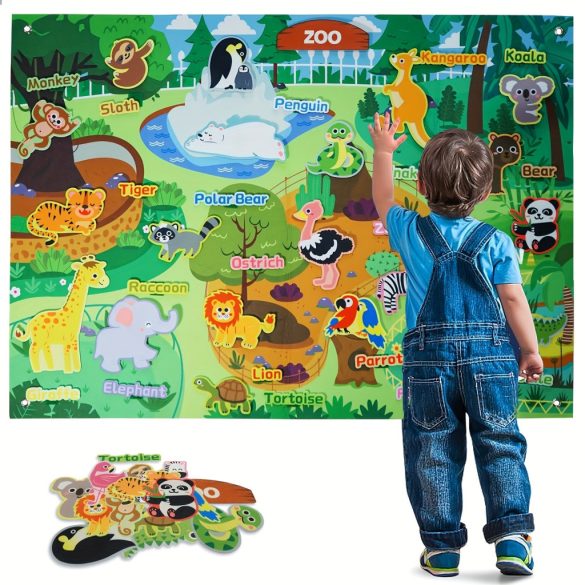 Tabla cu Povești Zoo - tablă de desen cu markere