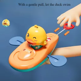   Jucărie Rață Galbenă, pentru Piscină și Baie, Fără Necesitatea Curentului - Durabil ABS, Perfectă pentru Băi și Jocuri în Aer Liber - Cadou Ideal de Ziua Mamei și a Tatălui