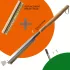 Set de 2 perii combinate pentru grătar și racletă din oțel inoxidabil, cu mâner lung, rezistente la căldură, perii dure pentru curățarea cuptorului de pizza, compatibile cu cuptorul Ooni, cu cap de rezervă.