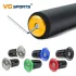 VG Sports 1 Pereche Capete de Ghidon Bicicletă Aliaj de Aluminiu, Accesorii MTB și Biciclete de Șosea cu Unealtă 1 pereche argintii