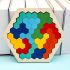 Puzzle de lemn 3D hexagonal