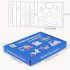 Set puzzle Tangram din 180 de piese de lemn