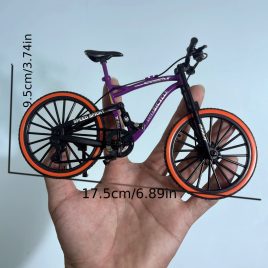 Model mini bicicletă de munte din oțel