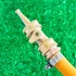 Furtun de apă de înaltă presiune de 5 cm cu duză, supapă de închidere din alamă, filet de 3/4", set de 2 buc.