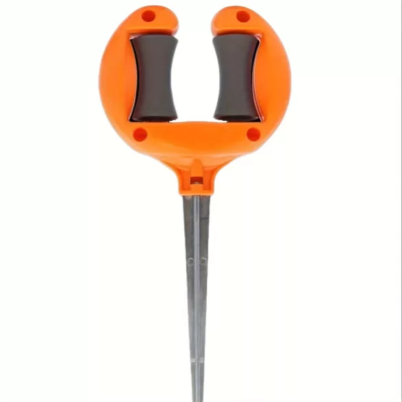 Suport de furtun de grădină, înfipt în pământ, ghidaj furtun