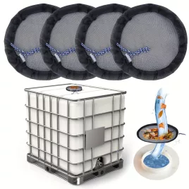   Capace de plasă pentru rezervoare IBC – 4 huse de protecție din poliester împotriva insectelor și prafului