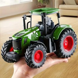 Tractor de Jucărie cu Roți Subțiri, Scara 1/24