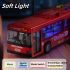 Autobuz de Jucărie cu Uși Duble de 30 cm, cu Lumină și Sunet