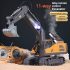 Excavator de Jucărie cu Telecomandă – 11 Funcții, Braț Metalic, 2,4 GHz