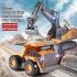 Excavator de Jucărie cu Telecomandă – 11 Funcții, Braț Metalic, 2,4 GHz