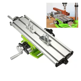   Masă de lucru transversală din aliaj de aluminiu – 310×85×78 mm pentru stand de găurit, mașini de tăiat