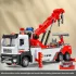 Camion de Remorcare Interactiv pentru Copii – Efecte Sonore Reale, Vehicul de Salvare Manual, cu Platformă Ridicabilă