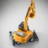 Set Model Vehicul de Construcții 1:60 – Camion Rulant, Basculant și Excavator din Aliaj de Zinc
