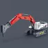 Set de Jucării cu Vehicule de Construcții Realiste de Mari Dimensiuni