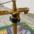 Set de construcție macara turn cu piese din aliaj